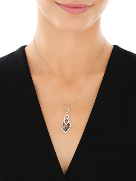 Zawieszka srebrna z cyrkoniami