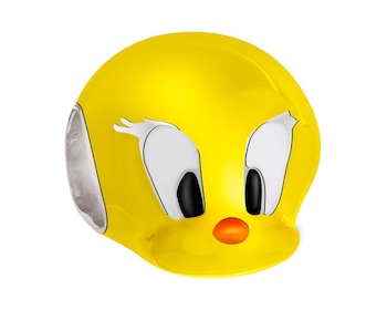 Zawieszka srebrna beads z emalią - Looney Tunes, Tweety, Warner Bros. Discovery