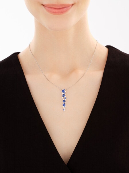 Stříbrný přívěsek se zirkony