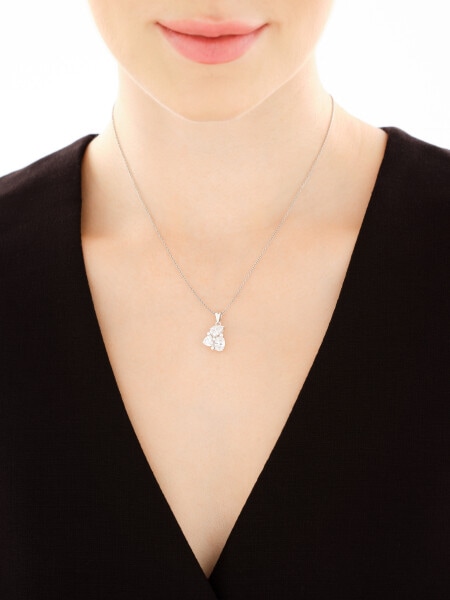 Stříbrný přívěšek se zirkony