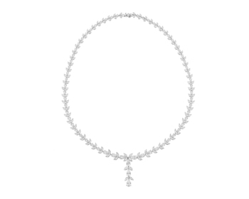 Náhrdelník z bílého zlata s diamanty – 43 cm - 20,67 ct - ryzost 750