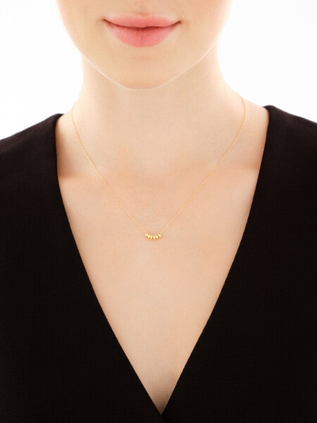 9 K Yellow Gold Necklace 