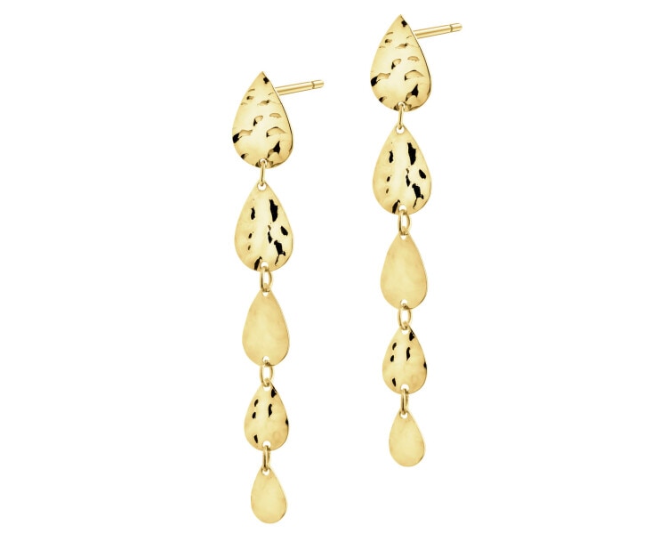 14 K Yellow Gold Dangling Earring