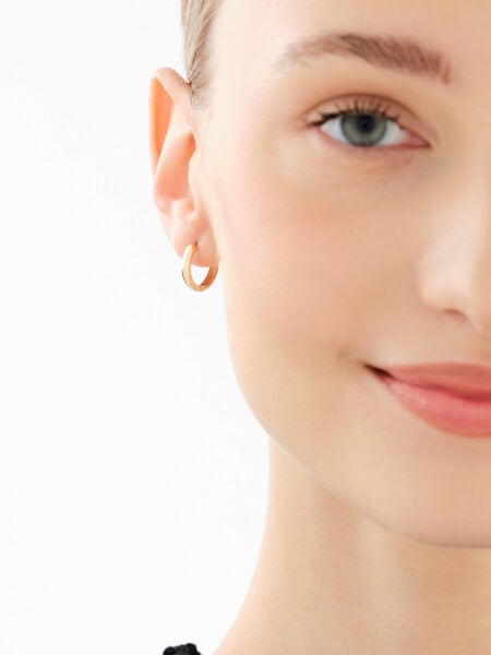 14 K Yellow Gold Hoop Earring