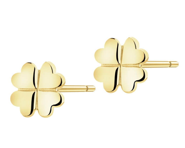 14 K Yellow Gold Earrings