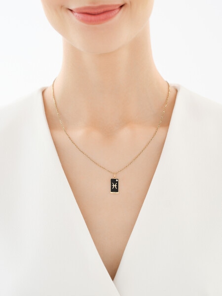 14 K Yellow Gold Pendant with Cubic Zirconia