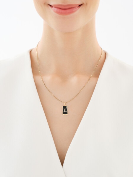 14 K Yellow Gold Pendant with Cubic Zirconia