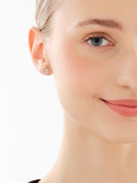 14 K Yellow Gold Set with Cubic Zirconia