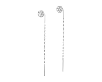 Stříbrné náušnice se zirkony