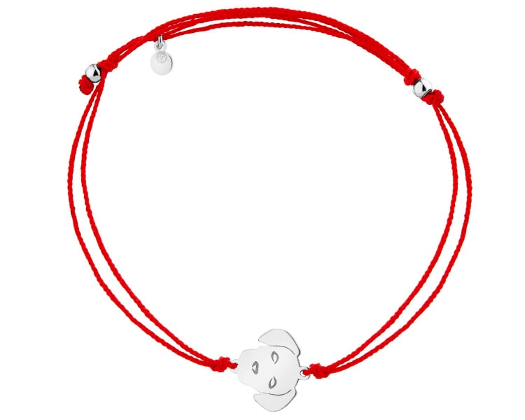 Rhodium Plated Silver Bracelet