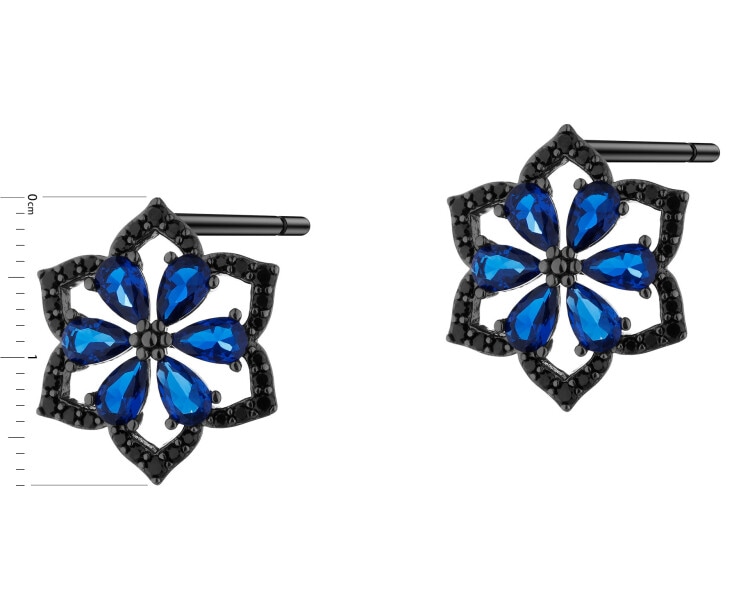 Kolczyki srebrne z cyrkoniami