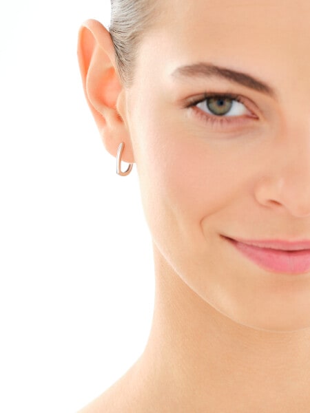 Stříbrné náušnice - srdce