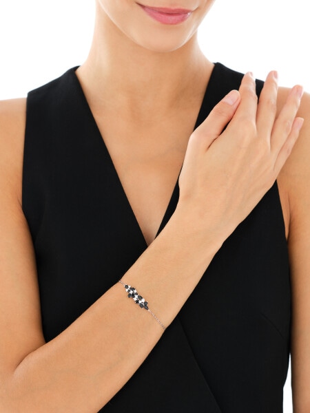 Rhodium Plated Silver Bead