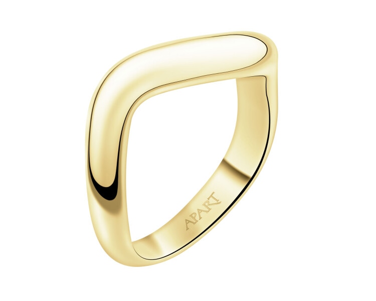 Gold-Plated Silver Band Ring 