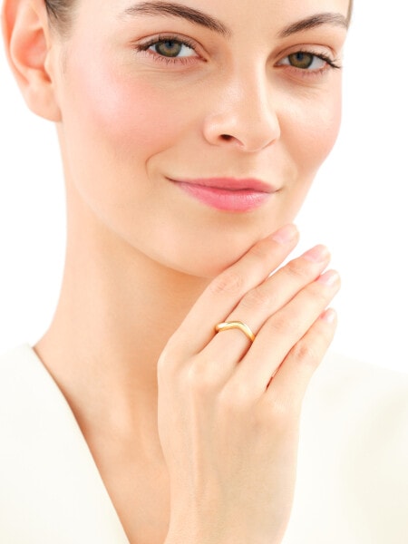 Gold-Plated Silver Band Ring 