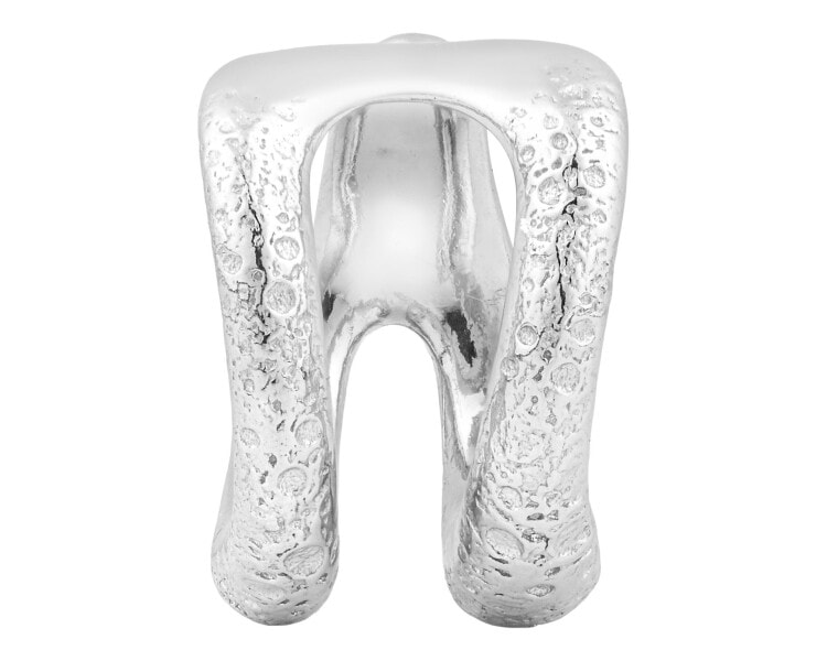 Rhodium Plated Silver Ear Cuff