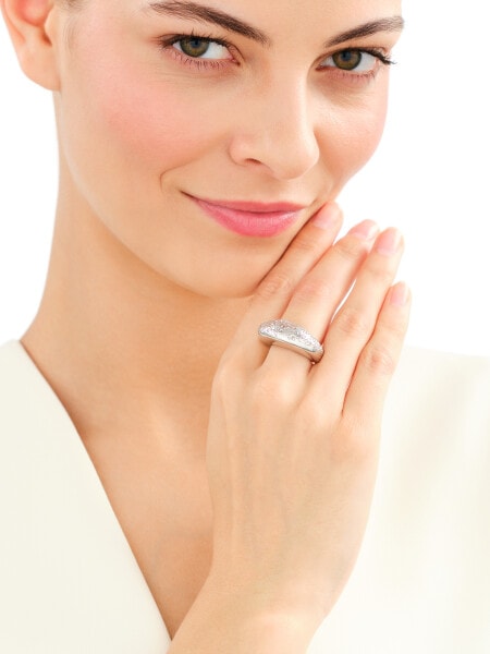 Rhodium Plated Silver Ring 
