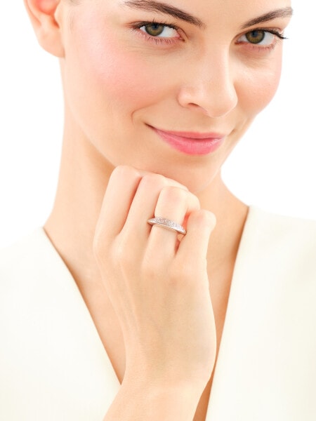 Rhodium Plated Silver Ring 