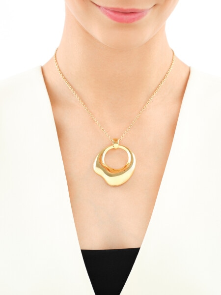 Pozlacený stříbrný náhrdelník