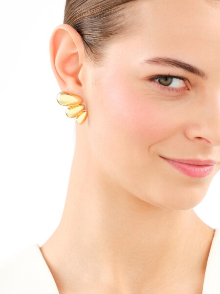 Pozlacené stříbrné náušnice