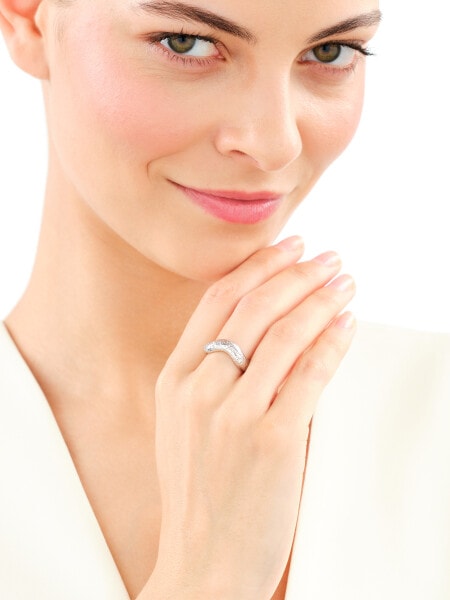 Rhodium Plated Silver Ring 