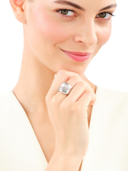 Rhodium Plated Silver Ring 