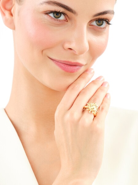 Pierścionek srebrny - Słońce