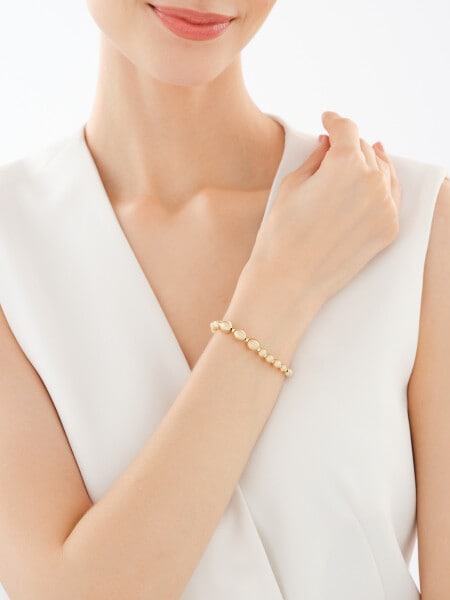 Złota bransoletka - kulki