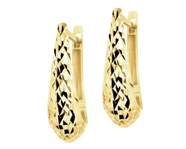 14 K Yellow Gold Earrings
