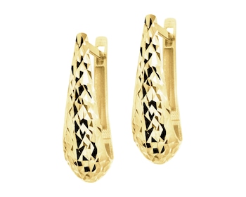 14 K Yellow Gold Earrings