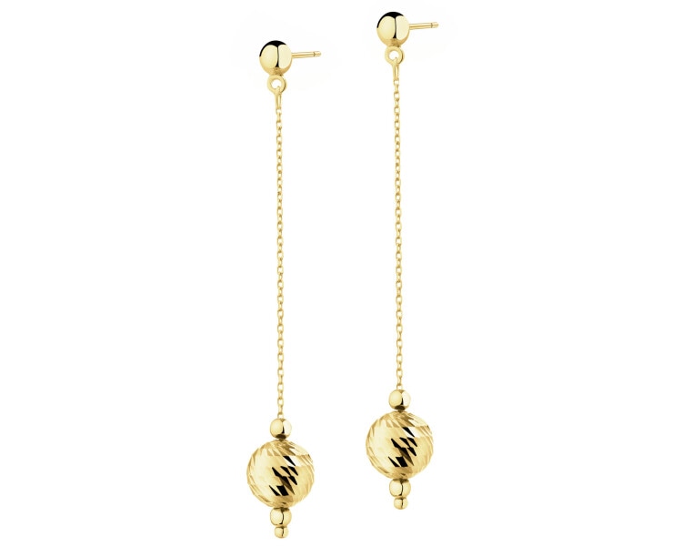 14 K Yellow Gold Dangling Earring