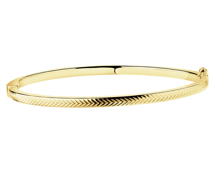 9 K Yellow Gold Rigid Bracelet