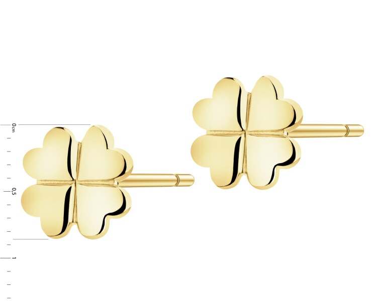 14 K Yellow Gold Earrings