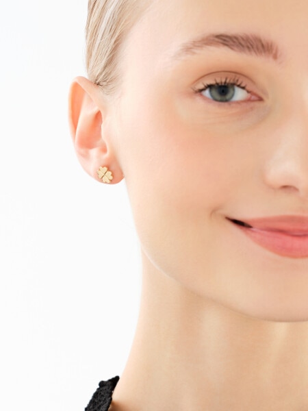 14 K Yellow Gold Earrings