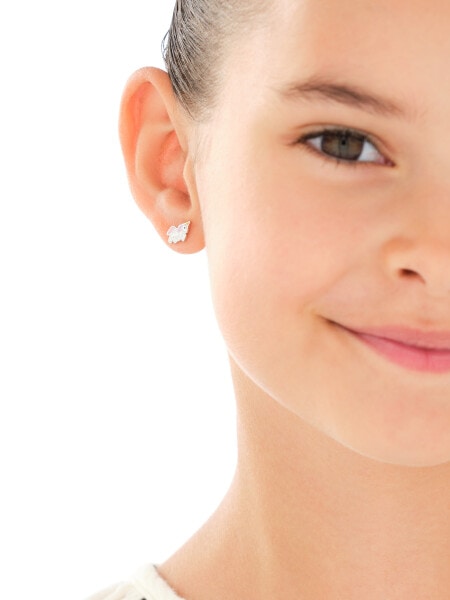 Kolczyki srebrne z emalią - jednorożce