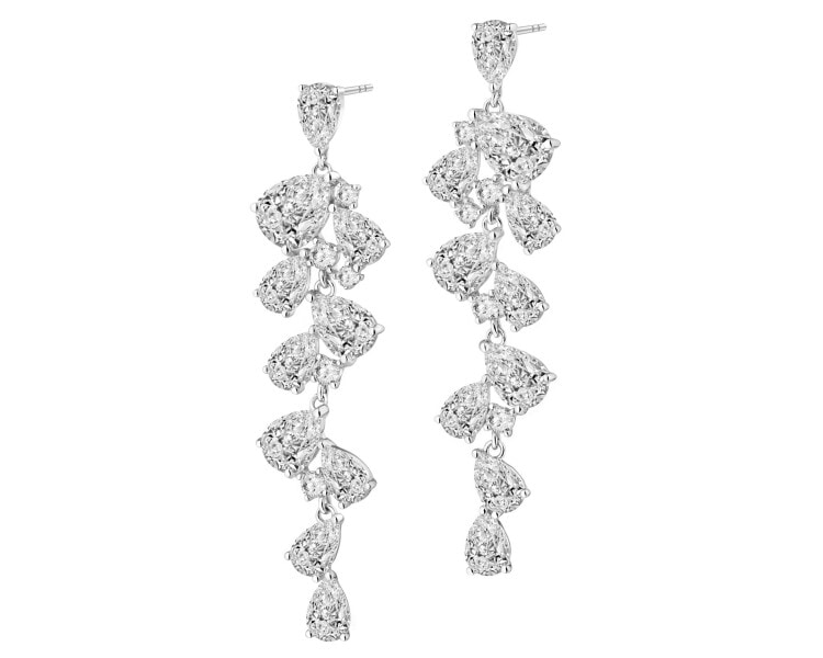 Stříbrné náušnice se zirkony