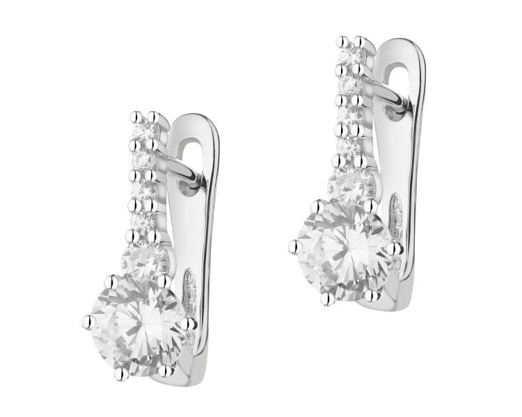 Stříbrné náušnice se zirkony