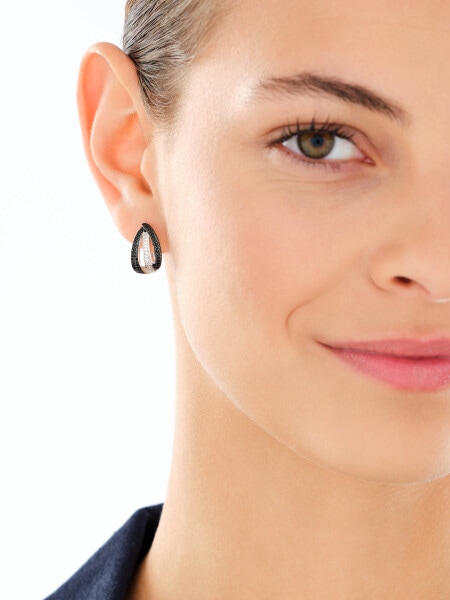 Kolczyki srebrne z cyrkoniami