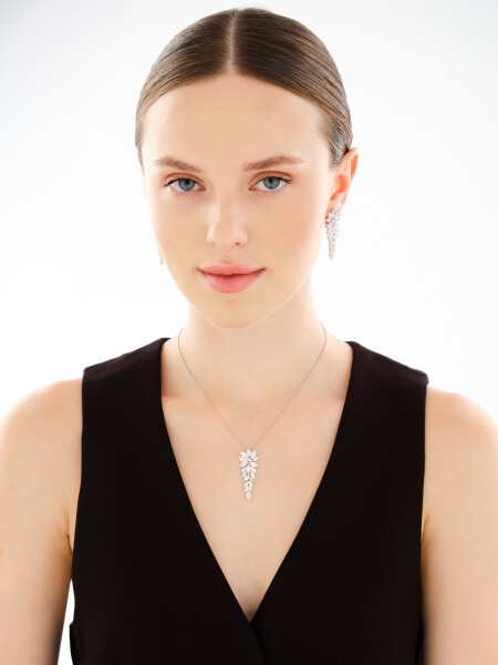 Stříbrné náušnice se zirkony