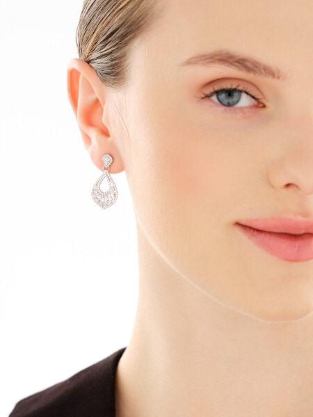 Stříbrné náušnice se zirkony