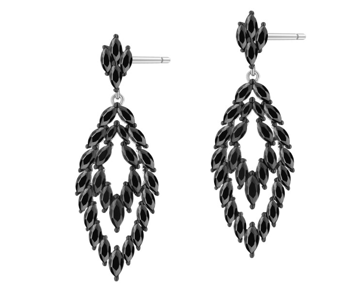 Stříbrné náušnice se zirkony