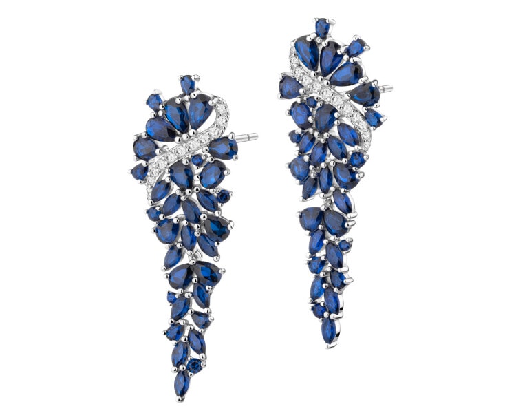 Stříbrné náušnice se zirkony