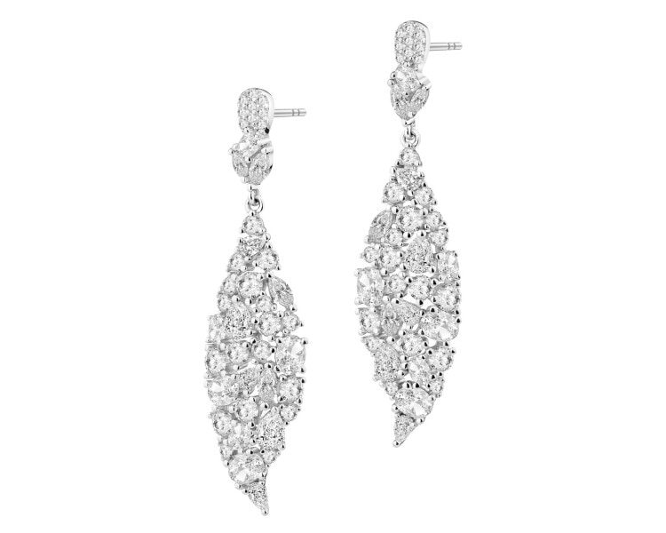 Stříbrné náušnice se zirkony