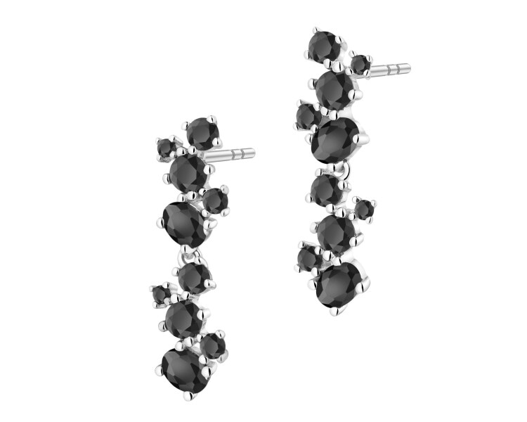 Stříbrné náušnice se zirkony