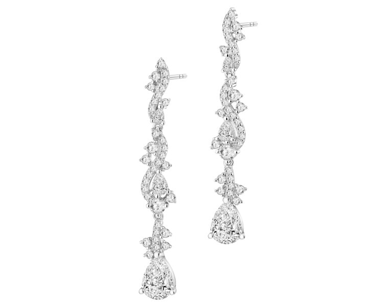 Kolczyki srebrne z cyrkoniami