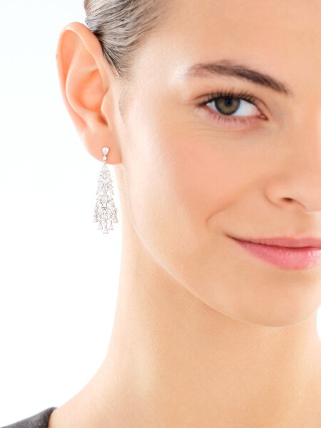 Stříbrné náušnice se zirkony