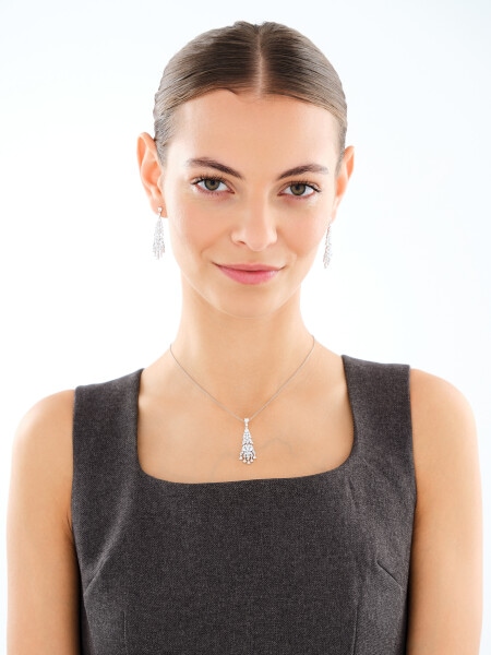 Stříbrné náušnice se zirkony