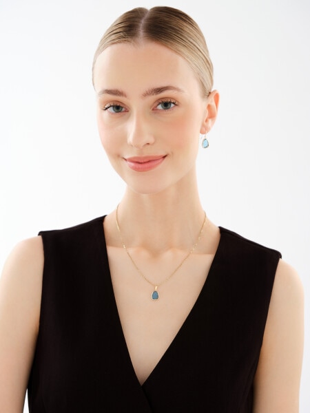 Złote kolczyki z cyrkoniami