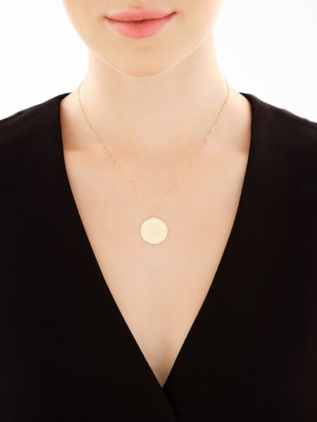 Złoty naszyjnik - Słońce