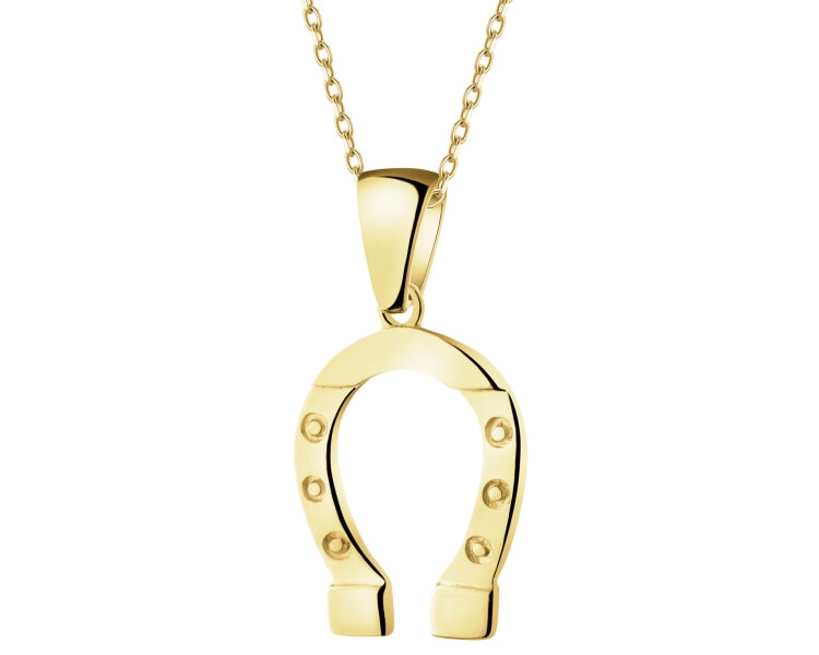 Zlatý přívěsek - podkova